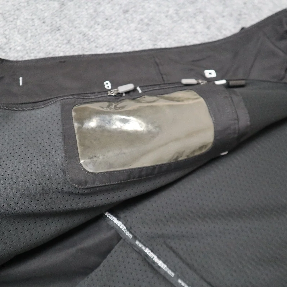 SCOTTeVEST RFID Vest Mens Large Black Travel Utility Multi Pocket TEC Tech Zip - Picture 8 of 14